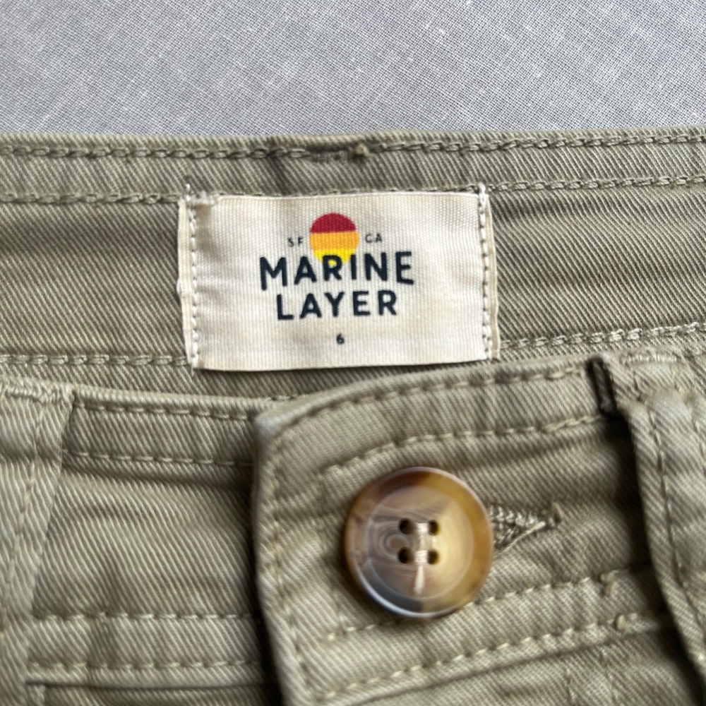 Marine layer- Bridget olive pants - Picture 3 of 5
